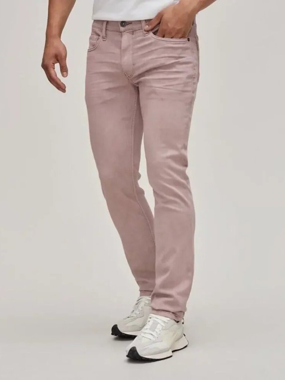 New Paige Lennox Transcend Slim Fit Stretch Jeans Vintage Clouded Orchid 31 x 33